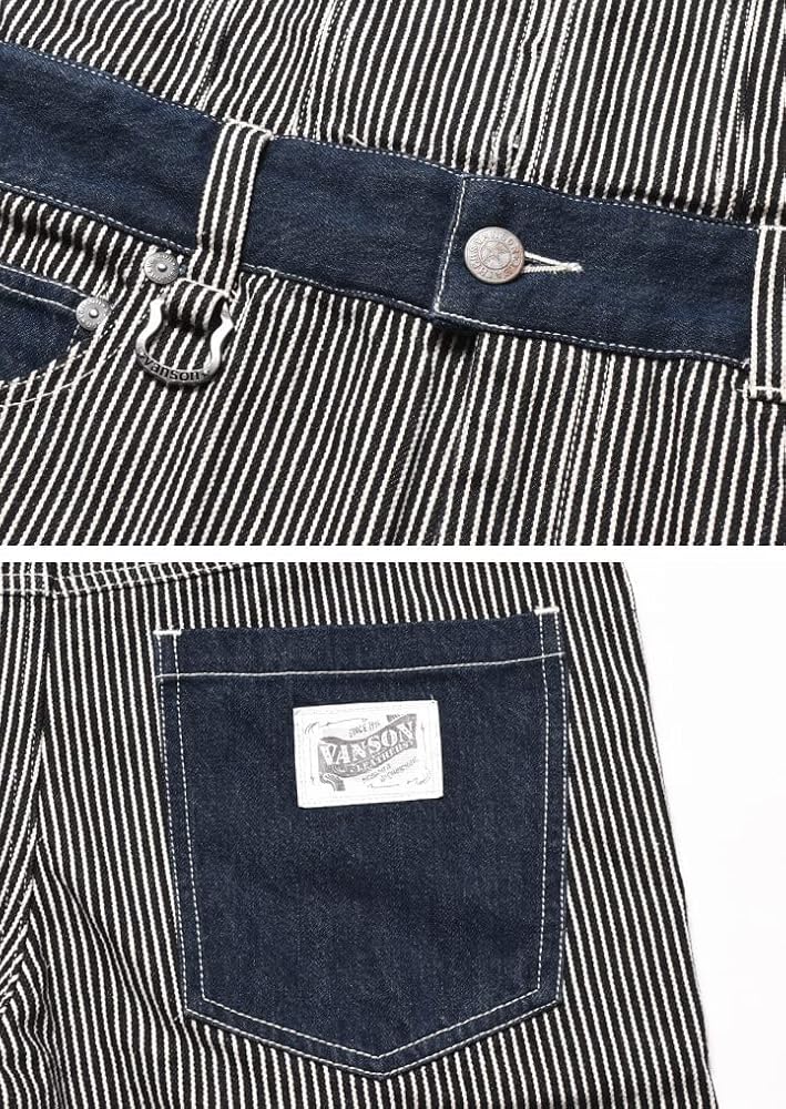 キューン プリント 吹き出し ワッペン ヒッコリー オールインワン つなぎ clever2nd_lee1262b